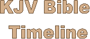 KJV Bible 
Timeline