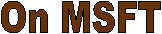 On MSFT